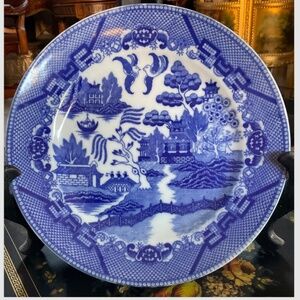 Blue Willow Dinner Plate 9 1/8" Vintage - Made In Japan - Excellent Condition